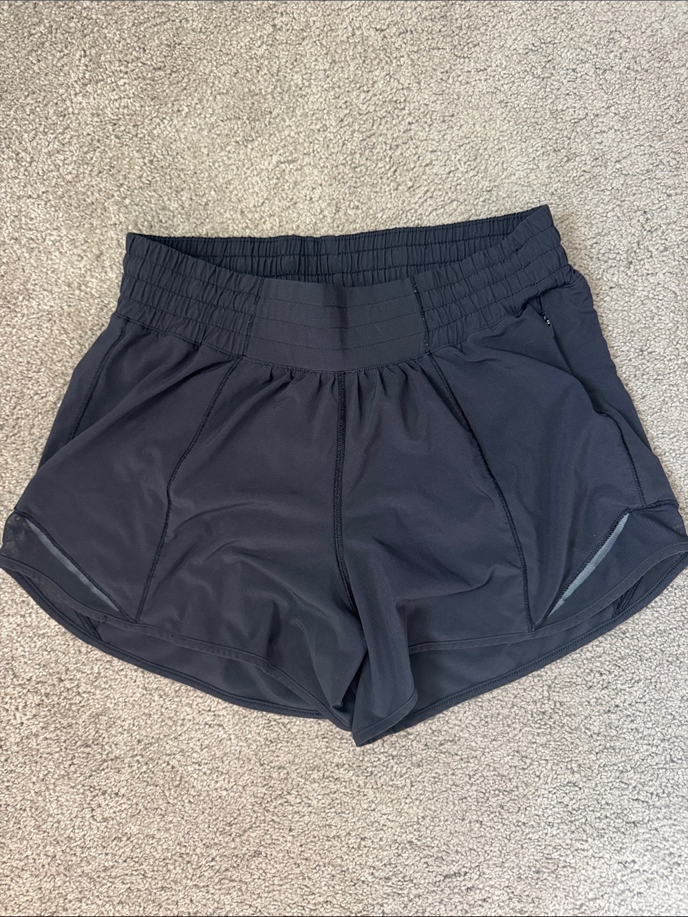 lululemon athletica Black Performance Running Shorts